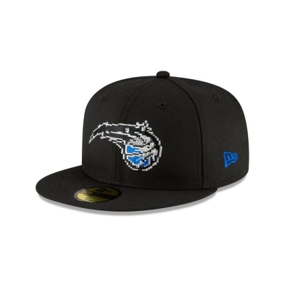 Orlando Magic Gorra | New Era NBA Pixel 59fifty Fitted Cap Mexico - Negros